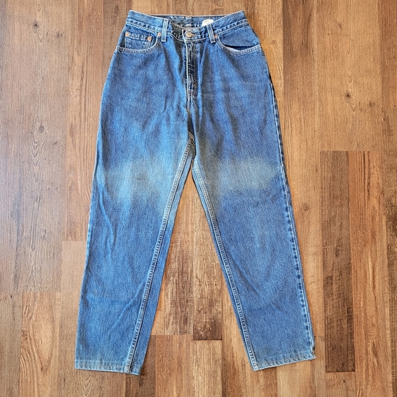 Vintage 1999 Levi's 550 Relaxed Fit Tapered Leg Jeans - Picture 1 of 9